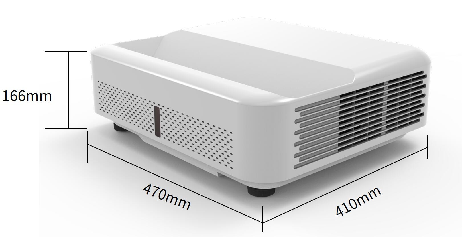 WUXGA 3800lm 1080p Led video DLP Chip Projector 3LCD For Meeting Room Home