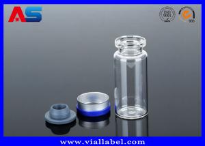 Buy cheap Pharmaceutical Laboratory Glassware Empty Glass Vials Dropper And Plastic Caps 10ml product