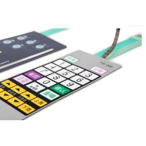 China Silk Screen Printing Flexible Membrane Control Panel ODM on sale