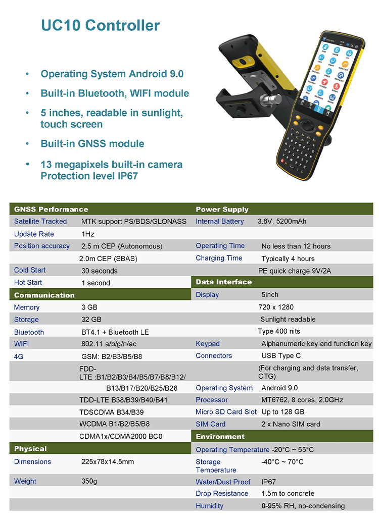 Unistrong G970II GPS GNSS RTK Receiver Base And Rover Surveying Instrument