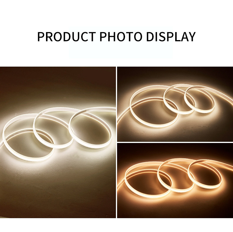 High Density LED COB Strip Light 24V 12V 2700K 4000K