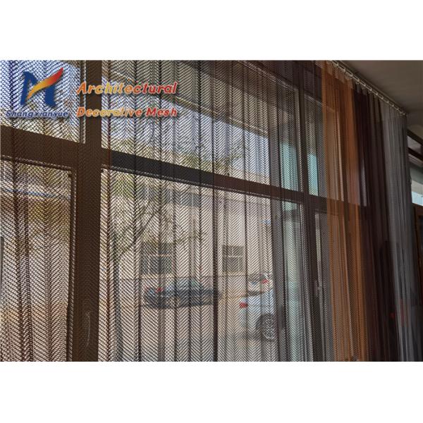 Golden Aluminum Wire Mesh Screen Flexible Dividers 1.5mm