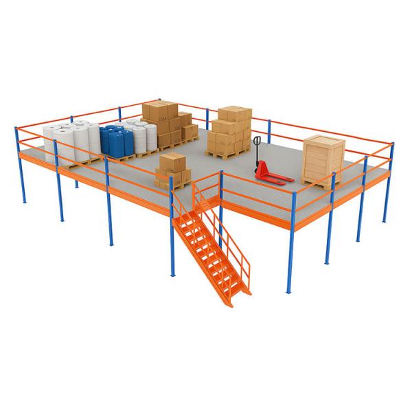 C05:Heavy Duty Multi-Layer Mezzanine Flooring Steel Structure Platform Mezzanine Building Steel Platform