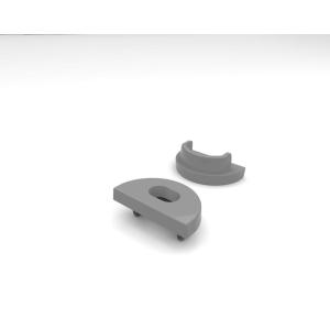 Custom slim led aluminium extrusion with diffuser cover