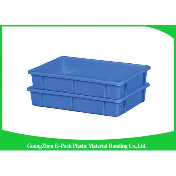 Industrial Large Plastic Storage Trays Standard Size Convenience Stores Stackable Recycled