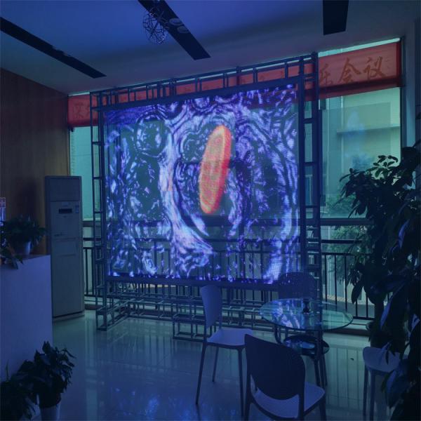 RGB Color Temperature LED Transparent Screen for Bright Advertisement Display Animation Video