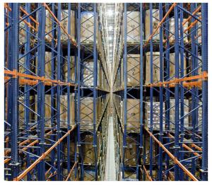 Buy cheap Automatic Storage Warehouse ASRS System Retrieval Pallet Racking Automated product