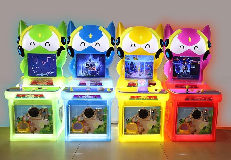 Dreamland new plastic kids game machine coin operated electric children music arcade game machine for sale