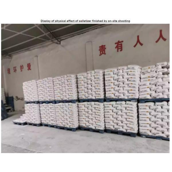 Automatic Flat Palletizer Stacker For Powder Bag / Particles Bag