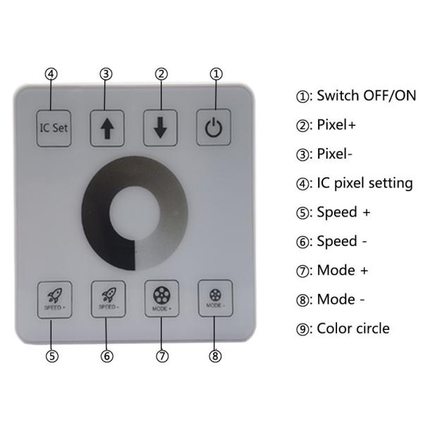 20 Modes Supported LED Strip Controller With Battery Model CR2025