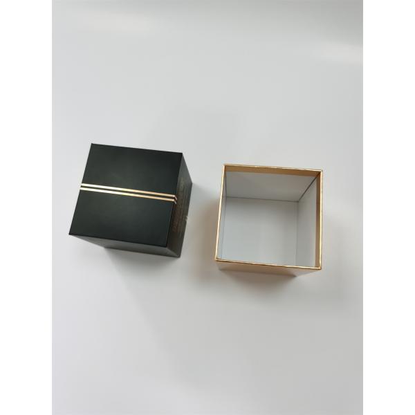 Black Retail Custom Made Packaging Boxes Gift Embossing With Logo SGS