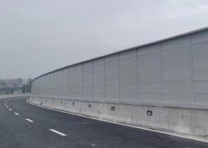 Buy cheap Soundproof Highway Noise Barrier with H Shaped Steel Columns product
