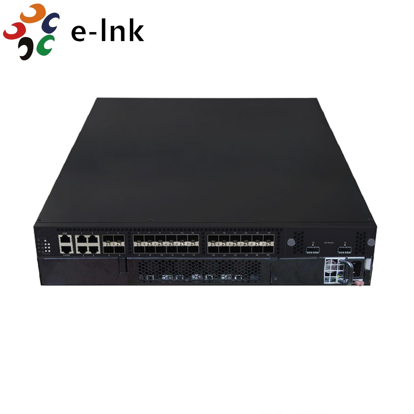 Network Switch Layer 3 Managed 24-Port 10G SFP + 2-Port 40G QSFP Fiber Optic Switch