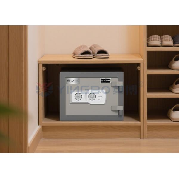 File Storage Box Fireproof Safe Box Solid Steel Double Keys Lock