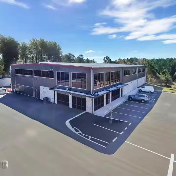 Prefabricated Steel Structure Buildings Q235B Q345B Steel Frame Storage Buildings