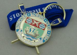 Buy cheap Runcorn Rowing Club Medals With Imitation Hard Enamel , Die Casting And Nickel Plating product