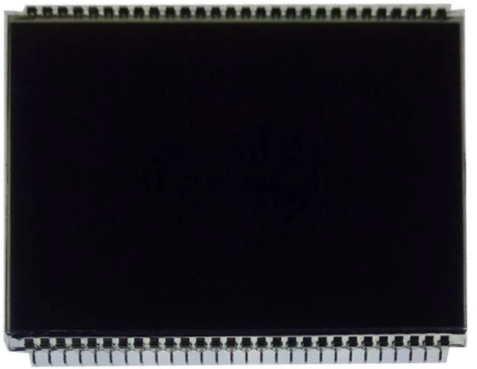 3.3V VA LCD Display With Matel Pins Connect Black Background LCD Screen For Energy Meter