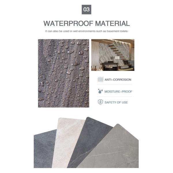 Home Decoration TV Background Wall Waterproof And Moisture-proof Marble Wood Veneer Wall Panels