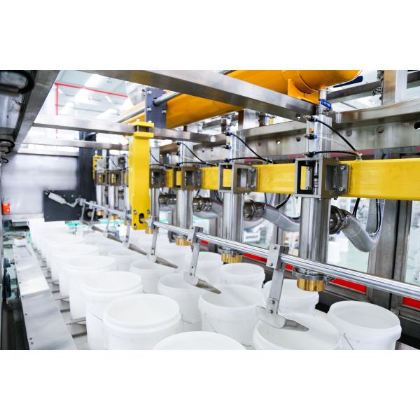 5L-30L 8 Nozzles Lubricant Filling Machine PLC Controlled