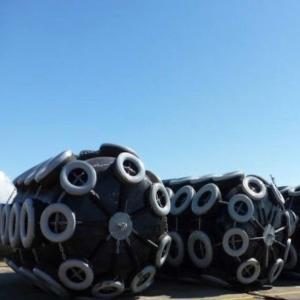 Buy cheap Polyurethane EVA Foam Filled Fender With Chain Tyre Net product