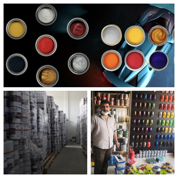 Practical Multiscene Car Top Coat Weatherproof Metallic Vehicle Paint