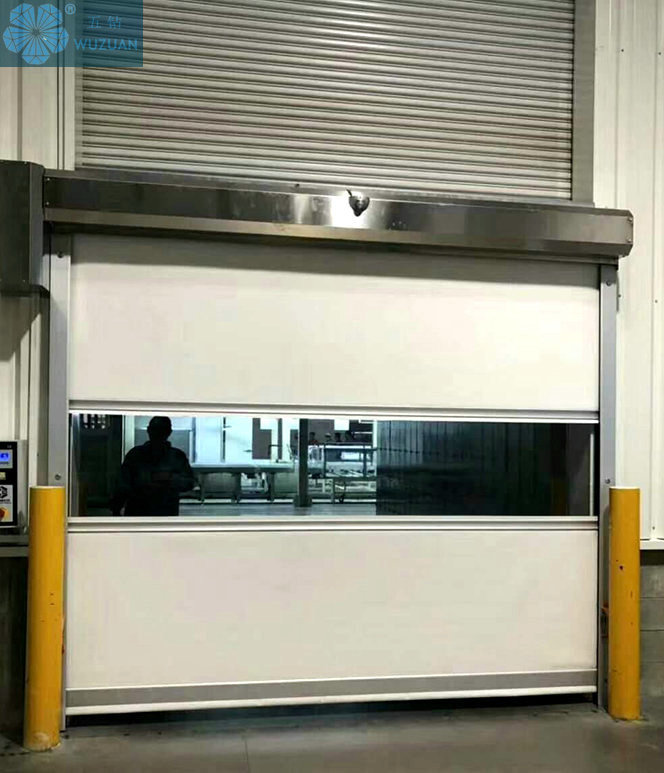 Automatic IP55 Sew Motor PVC Roller Shutter Doors