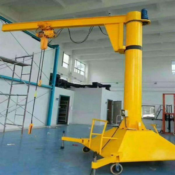 Floor Mounted 500kg Electric Jib Crane With Vacuum Lifter