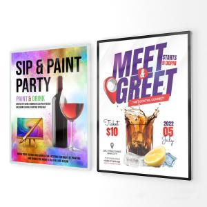 Buy cheap Wall Mounted Aluminum Snap Frame for Restaurant Menu and Ultra Thin Light Box Display product