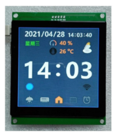 3.95 Inch 720x720 Resolution TFT LCD Touch Screen with 300 Cd/m2 Brightness