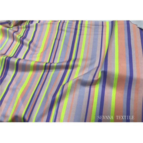 Warp Knitted Polyester Swimsuit Fabric , Colorblock Swimsuit Material Fabric