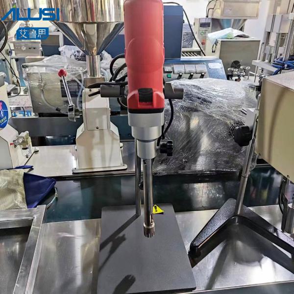 Small Lab Agitator Cosmetic Cream Liquid Mixing Machine High Speed Homogenizer Mixer