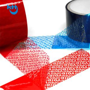 Buy cheap Tamper Evident Security Adhesive Tape Anti Counterfeiting Void Label Tape product