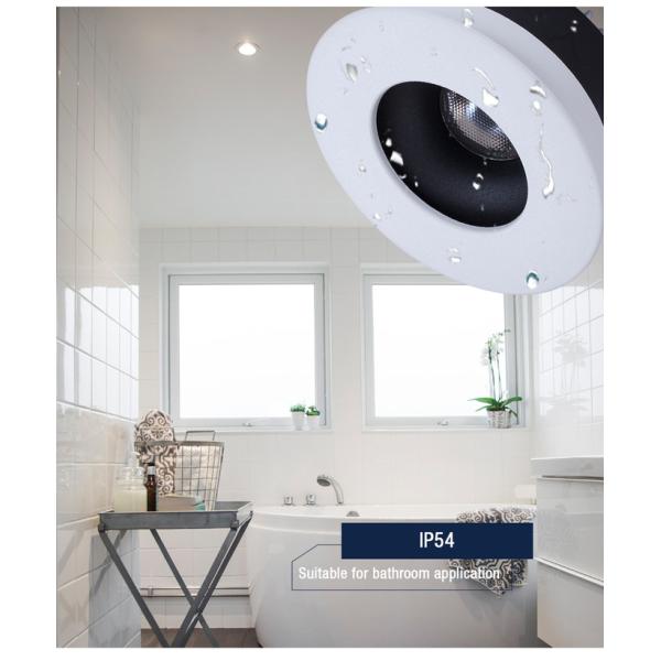 Fireproof Ra90 CCT LED Downlight 10W IP54 Aluminium for Ceiling