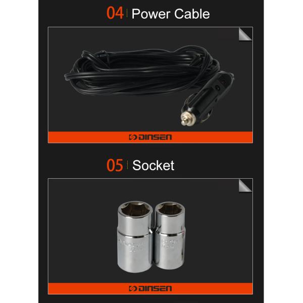 High Torque 340N.M 100W Mini Corded Electric Impact Wrench With LED Light