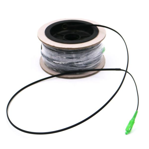 FTTH SC APC 1F Simplex Single Mode G657A1 Pigtail Fiber Optic