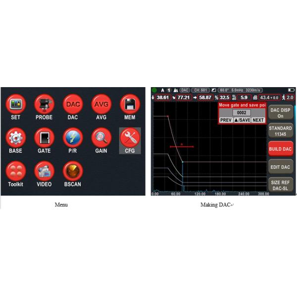 Tfd320PLUS Ultrasonic Flaw Detector / Like Olympus Flaw Detector Dac Avg B Scan Dual 4a