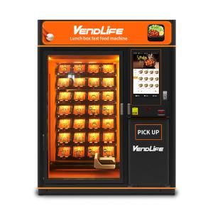 27 Inches Screen Hot Fast Food Vending Machine CQC Approved WIFI Supported
