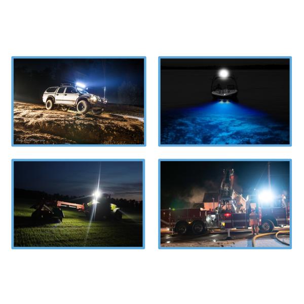 3 Inch Spot Round LED Offroad Lights 3W IP67 SUV Tractor