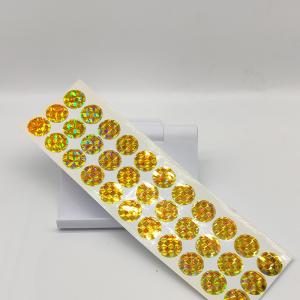 Buy cheap Small Hologram Anti Counterfeit Labels Matte CMYK Security Seal Stickers product