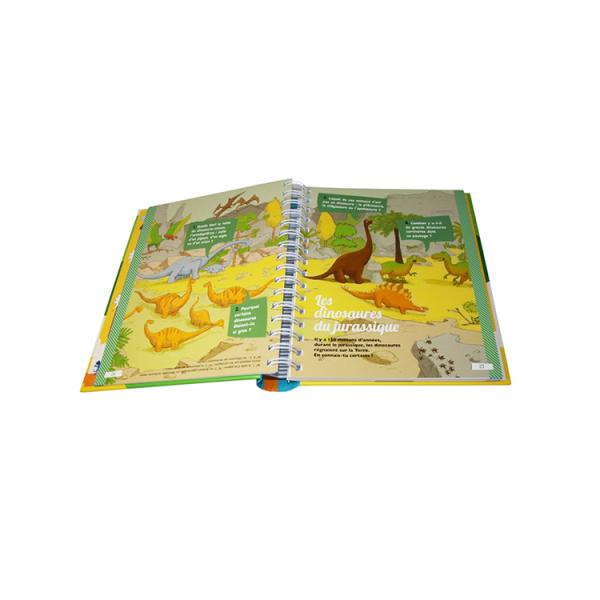 Full Color A4 Spiral Bound Book 157Gsm Glossy C2S Art paper