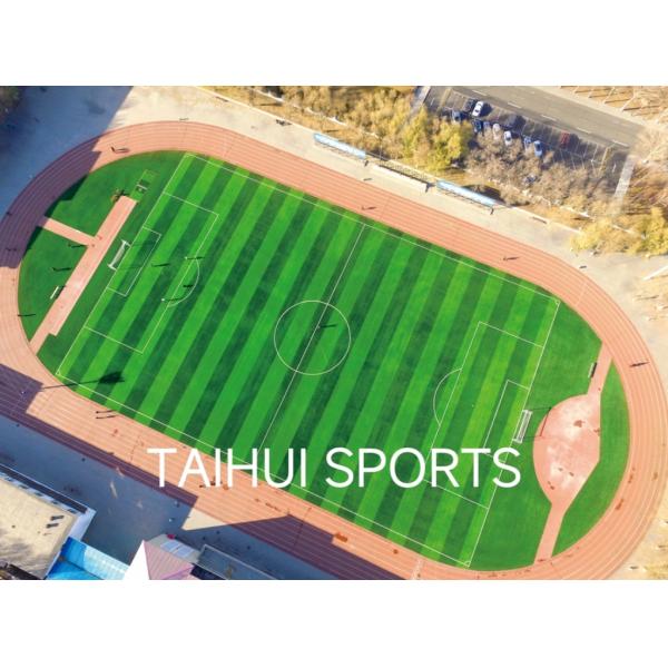 Synthetic Grass 40mm Height School Soccer Lawn Artificial Turf Roll Green Artificial Grass Carpet For Football Field