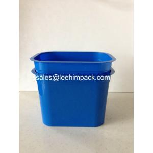 800ml rectangular disposable food storage plastic pails