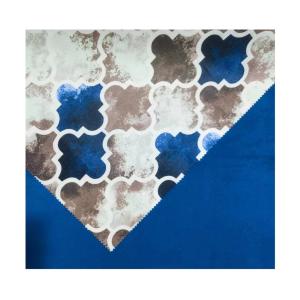 Upholstery Digital Print Fabric Wrinkle Resistant With Knitted Technics