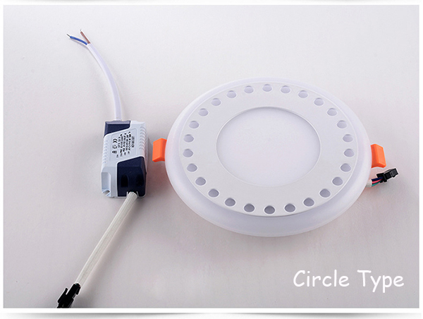 Double Color LED Round Panel Light 3014 SMD With -20C ~40C Operating Temperature