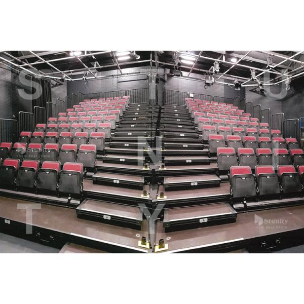 SGS Approved Unbeatable Durability Retractable Seating For Schools