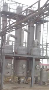 Buy cheap Industrial Waste Water Treatment Three Effect Falling Film Evaporator product