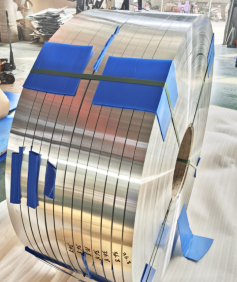 1050 Pure Aluminum Strip Roll , Silver Polished Aluminum Strips