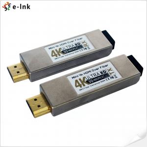 Buy cheap 4K Mini 300m HDMI Over OM3 Fiber Optic Converter No Delay Loss Optical Fiber Extender product