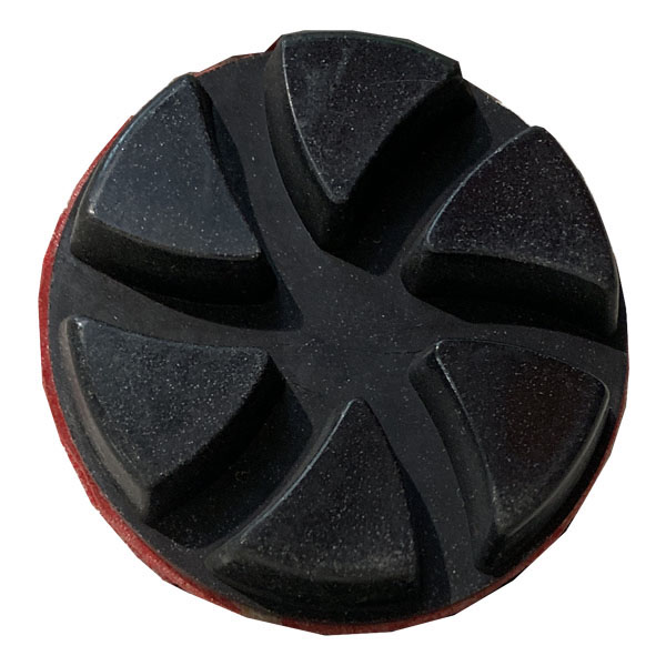 Brown 5 Inch Concrete Polishing Pads 5mm Thickness Floor Polishing Tools