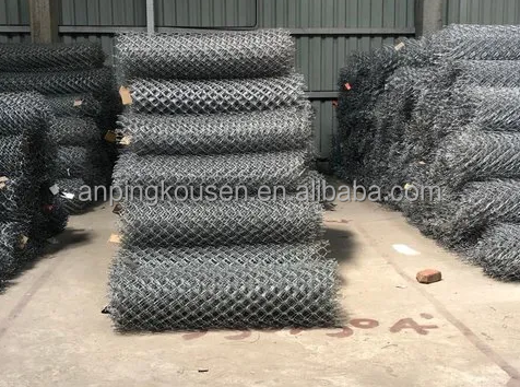 25*25mm 50*50mm 60*60mm 80*80mm PVC Coated Chain Link Fence Mesh for Garden Protection